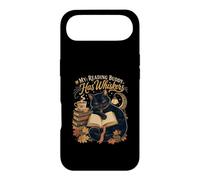 Avid Bookworm Mon Copain de Lecture a des Moustaches, Chat Noir Coque pour iPhone Air