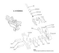 Kit piston étrier frein Avid Code/R 2011-12