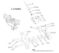 Avid kit joint piston détrier de frein code r 11.5015.068.020 G