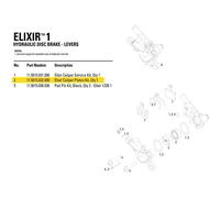 SRAM Kit pistons et joints pour étrier Avid Elixir 1/3/5/7/9/R/CR/XO/XX