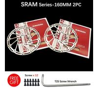 Avid-Rotor De Frein De Vélo À Disque Hydraulique Avec Boulons,Ligne Centrale,Vtt,Vélo De Route De Montagne,Scooter,S233,160mm,180,203 -Sram 160 2pc