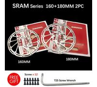 Avid-Rotor De Frein De Vélo À Disque Hydraulique Avec Boulons,Ligne Centrale,Vtt,Vélo De Route De Montagne,Scooter,S233,160mm,180,203 - Type Sram 160 180 2pc