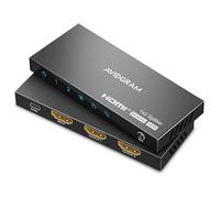 AVIDGRAM Répartiteur HDMI 2.1 8 K 60 Hz, 1 en 2 Sorties, avec autocopie, Mode EDID, 2 Ports, 4 K, 120 Hz, Prend en Charge 8 K 40 Gbps, pour écran TV, Xbox, séries X, PS4, Pro, PS5, UHD