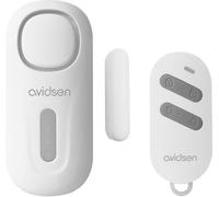 Avidsen Alarme pour porte blanc jeu avec détecteur de mouvement, avec télécommande 90 dB 100021
