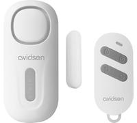 Avidsen Alarme pour porte blanc jeu avec détecteur de mouvement, avec télécommande 90 dB 100021