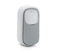 Avidsen Bamboo Push Bouton D’Appel Sans Fil Supplémentaire, 150 m | Compatible avec le carillon Bamboo, portée 150 m en champ libre, bouton IP44 avec porte-nom et indicateur LED