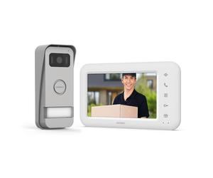 Avidsen Élia Smart - Visiophone connecté WiFi avec écran 7’’, Installation 2 Fils, Vision Nocturne, contrôle Portail et gâche électrique Via Smartphone, portée 100 m