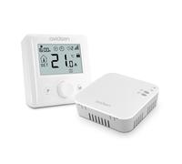 Avidsen HomeFlow, Thermostat Connecté Filaire WiFi, Compatible Chaudière Gaz, Bois et Fioul, Programmable Hebdomadaire, sans Abonnement, Contrôle Smartphone, Alexa et Google Home, Blanc