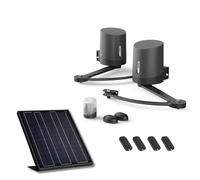 Avidsen Orane510 Solaire Motorisation Portail Battant Kit Complet 4 Téléco | Alimentation 100% solaire, Bras articulés, 4 télécommandes incluses, Démarrage progressif, Sécurité obstacle, Installation sa