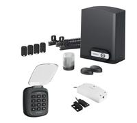 Avidsen Orea 550 - Motorisation pour Portail Coulissant Jusqu’à 8 m et 500 kg, avec kit connecté HomeGate, digicode sans Fil et 4 télécommandes au Total, Usage résidentiel