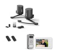 Avidsen Pack Connecté Motorisation Portail Battant Orane + Visiophone Elia
