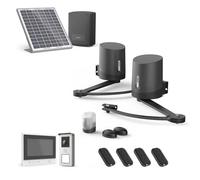 Avidsen - Pack motorisation Portail battant Solaire et Visiophone sans Fil 100% Solaire