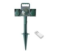 Commande éclairage Avidsen Prise de courant extérieur - Piquet de jardin télécommandé -