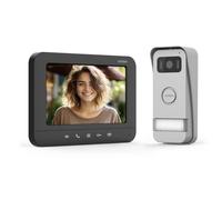 Avidsen PRIMA Interphone vidéo filaire Set complet noir, aluminium