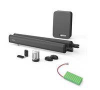 AVIDSEN Teha 410 - Motorisation Portail Battant à Vérins avec Batterie de Secours - Automatisme 2 Battants (Max 300 kg / 3,5 m) - Kit Moteur 24V Sécurisé, Anti-Coupure Courant