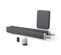 Avidsen Teha-SE, Motorisation pour Portail Battant à Vérins, Jusqu'à 3,5m et 300kg, Automatisme de Portail Électrique, Arrêt sur Obstacle, Ouverture Piéton, Télécommandes Incluses, Sécurité Maison