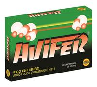 Avifer Rich In Iron 30comp 525mg