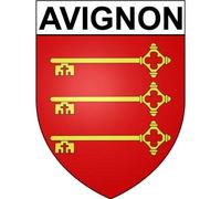 Avignon 84 ville Stickers blason autocollant adhésif - Taille : 4 cm