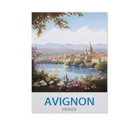 Avignon France，Jigsaw Puzzles 1000 Pieces for Adults, Classic Puzzle Kids Puzzle Challenging and Difficult Puzzles for Adults and Teens（38x52cm）-EA73