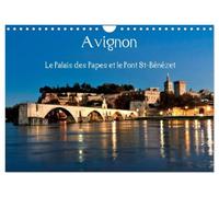 Avignon Le Palais des Papes et le Pont St-Bénézet (Calendrier mural 2027 DIN A4 vertical), CALVENDO calendrier mensuel: Avignon, au coeur de la ... pont, son palais et son festival de théâtre.