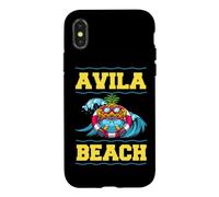 Avila Beach California Piscine relaxante à l'ananas Tropical Coque pour iPhone X/XS
