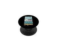 Avila Beach California Vacation Mouette Surf Plage Soleil PopSockets PopGrip Adhésif