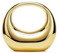 Avilego Pochette de soirée en acrylique pour femme, sac à main rond et brillant, sac à bandoulière pour fêtes de mariage 2023, doré, S-B148-Gold