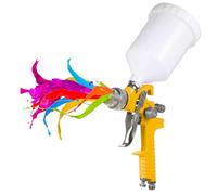 Avilia Aérographe Manuel avec réservoir de 600 ML - Pistolet pulvérisateur avec buse de 1,4 mm, débit réglable, pour Peinture Professionnelle et Passe-Temps