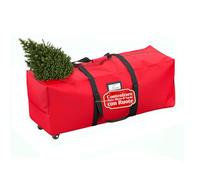 Avilia - Boîte de rangement pour sapin de Noël avec roues, poignées renforcées et fermeture éclair imperméable, idéale pour ranger et transporter des arbres jusqu'à 240 cm, fabriquée en tissu Oxford