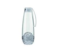 Avilia Gourde avec infuseur, idéale pour la salle de sport et la mer, entièrement démontable et facile à laver, avec cordon de poignet, 8 x 24 cm, 750 ml, en plastique, gris