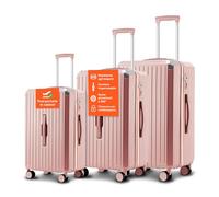 Avilia Lot de 3 valises avec différentes Couleurs, Rose, ND