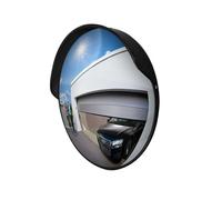 Avilia Miroir grand angle 160° pour poignées - 30 cm, convexe, en polypropylène et verre incassable, idéal pour la sécurité dans le garage, les magasins et les zones de service - Montage facile et