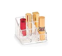 Avilia Organiseur de maquillage avec 9 compartiments, en plastique, 9 x 9 x 6,5 cm, transparent