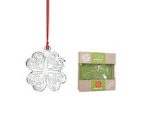 Avilia Pendentif en Verre soufflé trèfle 91 mm - Design élégant et raffiné, Disponible en différentes Couleurs, Facile à Nettoyer