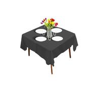 Avilia Set 100 PCS Nappe TNT Coprimaka jetable - Nappes pour Tables de Cuisine - Nappes jetables pour Restaurants - Nappes jetables pour fêtes - 100 x 100 cm, Noir