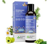Avimee Herbal Huile capillaire de romarin pour la croissance des cheveux, contrôle de la chute des cheveux et pellicules 100 % pure et naturelle sans huile minérale 100 ml