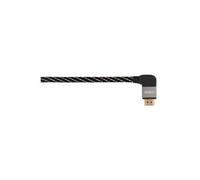 Câble HDMI AVINITY 2.0/18Gbps 0.75M Noir Fiche Coudée