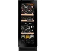 Avintage Cave de service AVU27D82 encastrable double zone porte réversible traitée anti-UV Noir