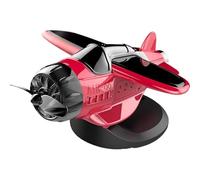 Avion à énergie solaire pour voiture bureau alliage énergie solaire avion rotatif énergie solaire hélicoptère ornements décoration