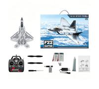 Avion à réaction RC BM22, 4 canaux, modes 3D et 6G, avec caméra, 1 batterie | Mousse EVA, roulis et vol inversé, éclairage, caméra selon version, portée env. 200 m