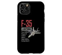 Avion américain chasseur furtif F35 lightning Coque pour iPhone 11 Pro