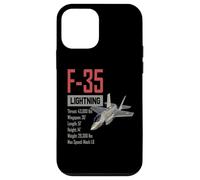 Avion américain chasseur furtif F35 lightning Coque pour iPhone 12 mini