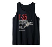 Avion américain chasseur furtif F35 lightning Débardeur