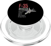 Avion américain chasseur furtif F35 lightning PopSockets PopGrip pour MagSafe