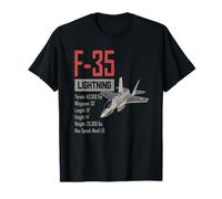 Avion américain chasseur furtif F35 lightning T-Shirt