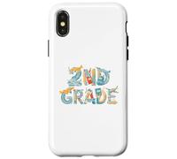 Avion amusant de deuxième année pour la rentrée scolaire garçons filles Coque pour iPhone X/XS