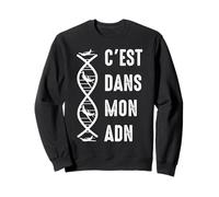Avion Aviation C'est dans Mon adn Voler Pilote Humour Sweatshirt