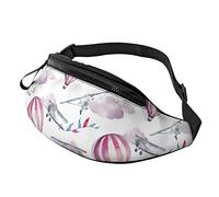 Avion Ballon À Air Chaud Casual Fanny Pack Hommes Femmes Sac De Taille avec Sangle Réglable Trou D'écouteur pour Les Sports De Plein Air Courir Voyager Randonnée Camping Cyclisme