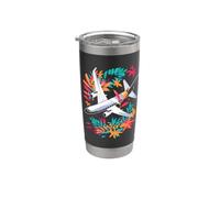 Avion Cartoon Planes Propeller Aircrafts Gobelet isotherme en acier inoxydable double paroi