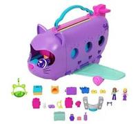 -Avion Chaton Transformable-Coffret avec 2 mini-figurines HWP19 Violet G
